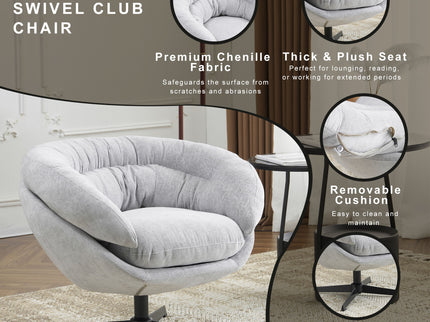 Modern Office Chair With 360 Degree Swivel
