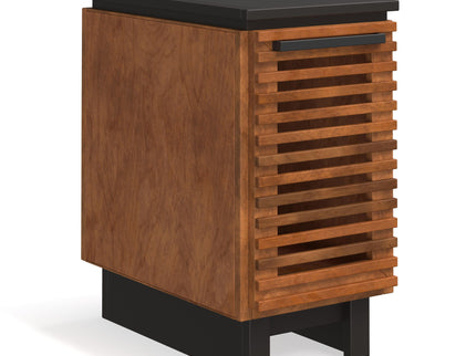 Chairside Table - Black / Bourbon