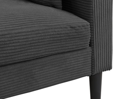 Modern Upholstered 2 Piece Sofa Set With 3 Seater And 2 Seater
