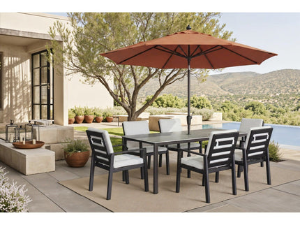 Verona - Dining Chair (Set of 2) - Dark Espresso / Gray / Off White
