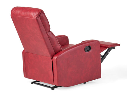 Contemporary Recliner Chair With Push Back Function