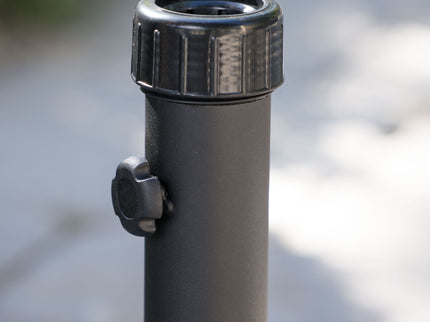 Umbrella Base With Hexagonal Shape - Black