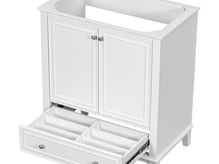 Modern Bathroom Vanity Base Only With Doors And Drawer