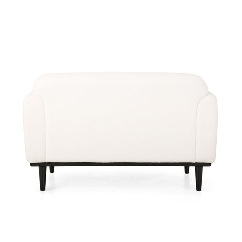 Sway - Upholstered Loveseat With Wood Legs And Round Arms