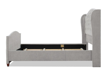Marcella - Upholstered Shelter Headboard Bed Set