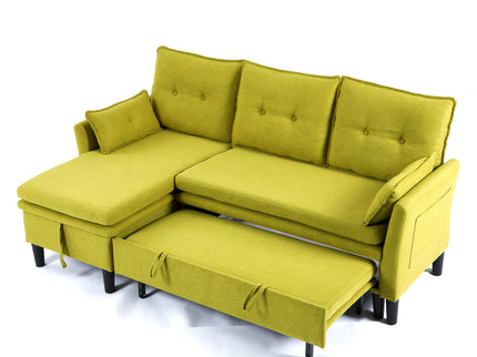 L-Shaped Reversible Chaise Sectional Sofa With Storage