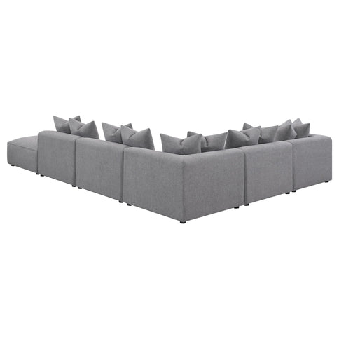 Amherst - Modular Sectional With Cushions - Gray