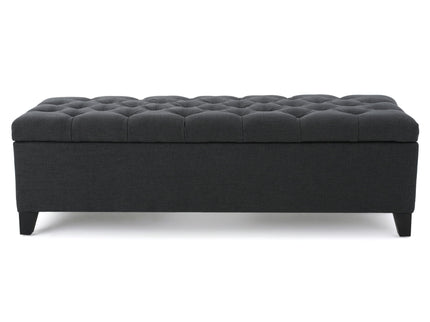 Glouster - Contemporary Storage Ottoman With Button Tufted Design