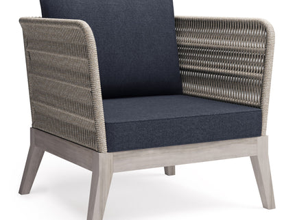 Santiago - Outdoor Conversation Chair - Slate Gray