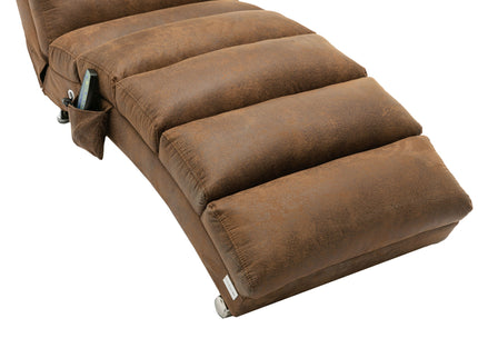 Massage Chaise Lounge Indoor With Remote Control, Ergonomic Electric Massage Lounger