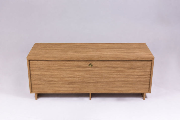 TV Stand For TVs Up To 50" With 1 Drawer And 2 Doors - Oak