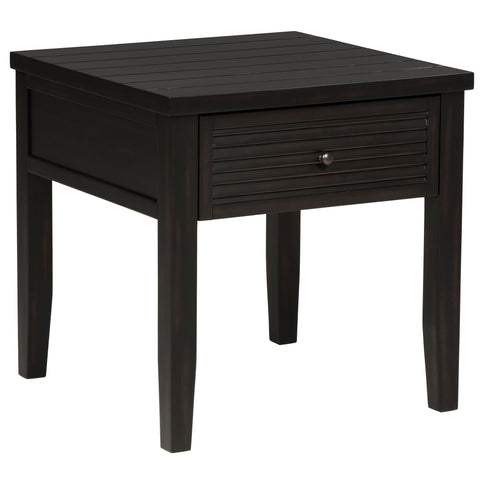 Sutter - 2 Piece Coffee And End Table Set - Dark Brown