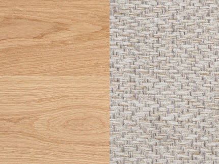 Davis - Counter Height Dining Chair Linen (Set of 2) - Light Oak