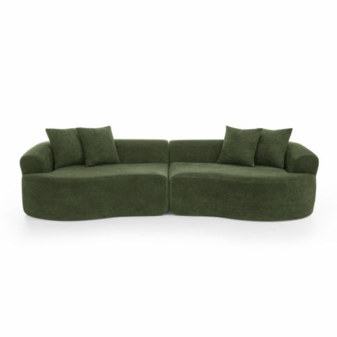4 Seater Curved Cloud Sectional Sofa