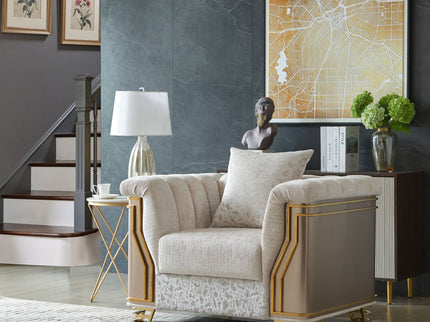 Chateau - Chair - Cream / Brown