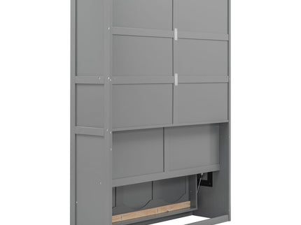 Murphy Wall Bed With Shelves, Space Saving