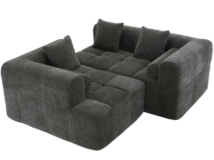 Sectional Free Combined Sofa With 2 Side Pockets