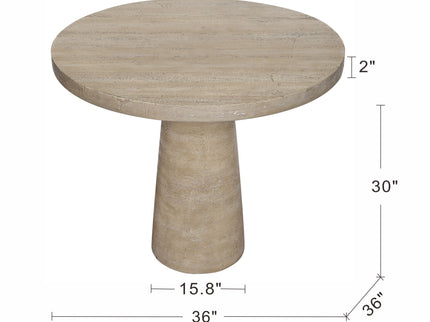 Round Dining Table With Pedestal Base