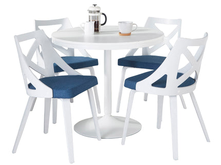 Dakota Charlotte - 5 Piece Contemporary Design, Dining Set