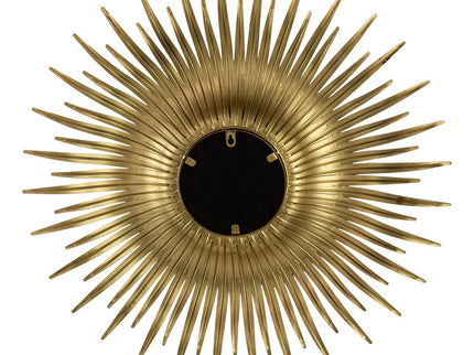 Retro DesignSunburst Metal Wall Mirror Decorative Mirror For A Bedroom Dressing Room, Hallway Or Living Space - Gold