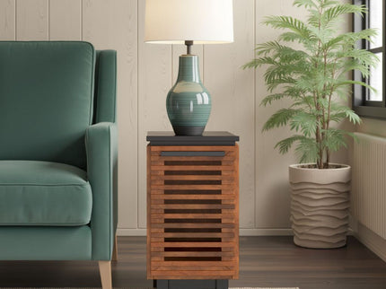 Chairside Table - Black / Bourbon