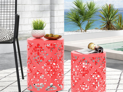 Outdoor Metal Modern Design End Table