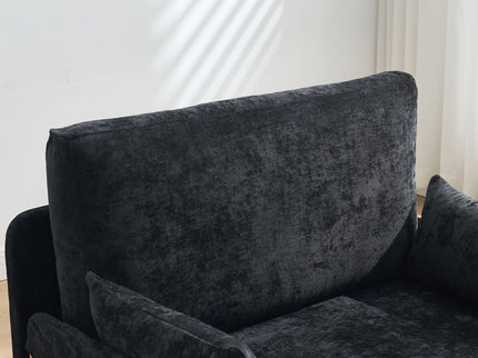Mid Century Modern Foldable Sofa Bed, 3 In 1 Convertible Sleeper With 3 Pillows