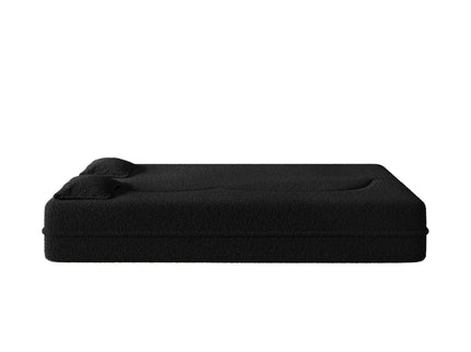 Modern Floor Sofa With 2 Pillows, Twin Size For Living Room