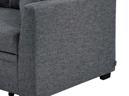 Upholstered Sectional & Pull Out Bed And Chaise Storage