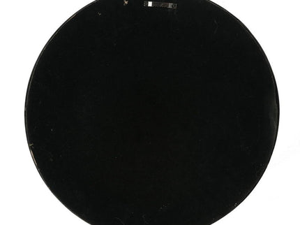 Circle Wall Mirror With Wooden Frame, Antique Classic Accent Mirror, For Living Room - Black