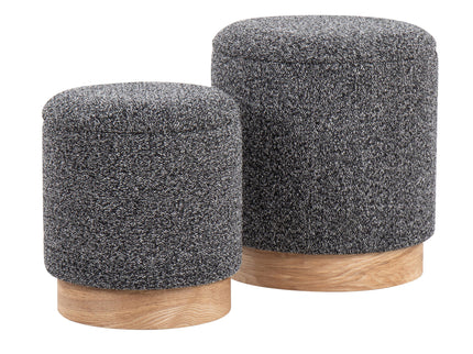 Marla - Contemporary, Nesting Ottoman Set