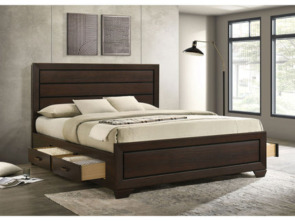 Holmgren - Panel Bed With Side Drawers