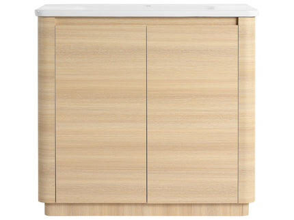Freestanding Bathroom Vanity With Sink & 2 Soft Close Doors