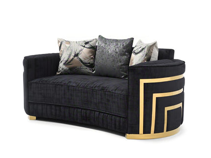 Soledad - Loveseat - Black