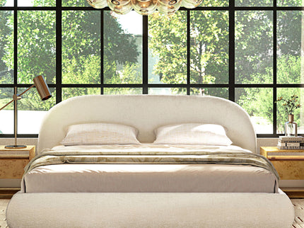 Archie Puffy Grounded - Upholstered Platform Bed