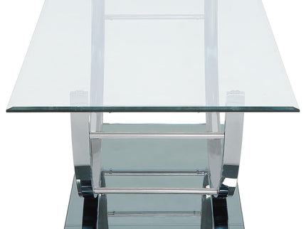 Garrett - 2 Piece Coffee Table Set - Chrome