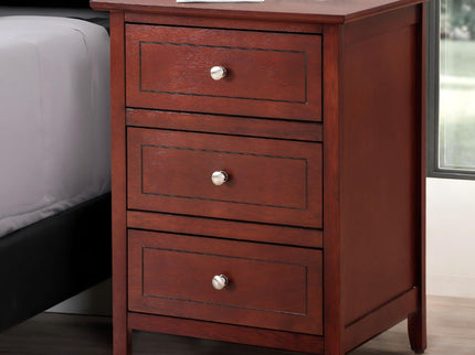 Dove Tailed Drawers 3 Drawer Nightstand