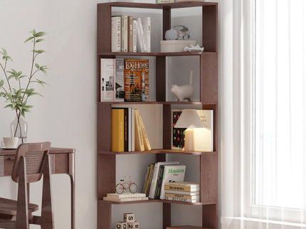 L-Shaped Corner Bookshelf
