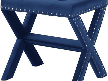 Upholstered Accent Bench With Nailhead Trim