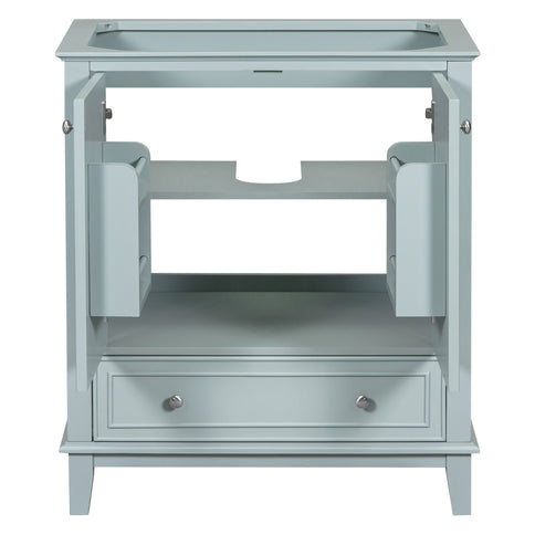 Modern Bathroom Vanity Base Only With Doors And Drawer