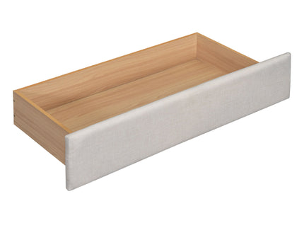 Upholstered Platform Bed With Reading Lights, Drawers, Trundle And Shelves