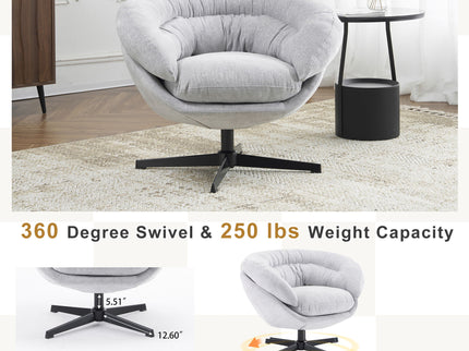 Modern Office Chair With 360 Degree Swivel