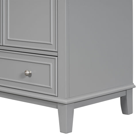 Modern Bathroom Vanity Base Only With Doors And Drawer