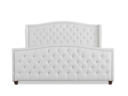 Marcella - Upholstered Shelter Headboard Bed Set