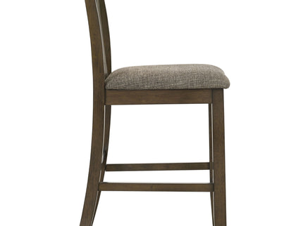 Maxine - Upholstered Counter Height Dining Side Chair (Set of 2) - Brown