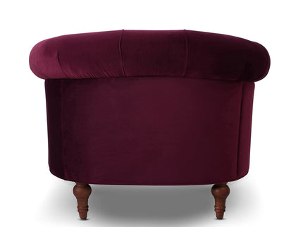 La Rosa - Victorian Tufted Upholstered Accent Chair