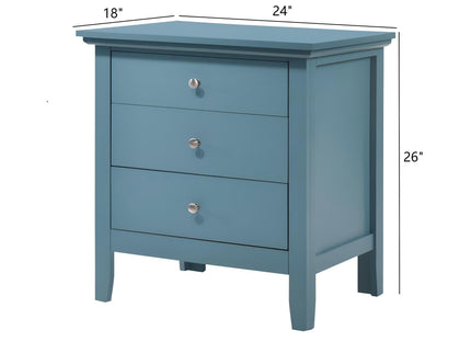 3 Drawer Nightstand & Dove Tailed Drawers