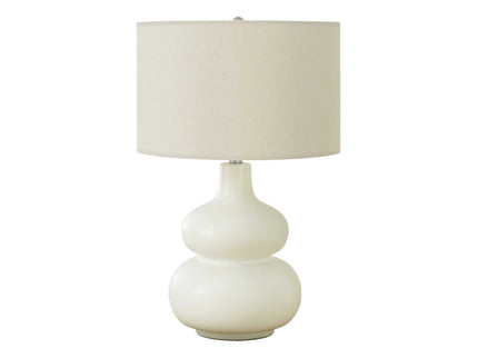 Lighting, Table Lamp, Contemporary - Cream