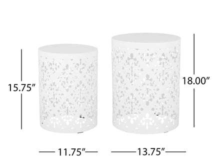 Outdoor Metal Modern Design End Table