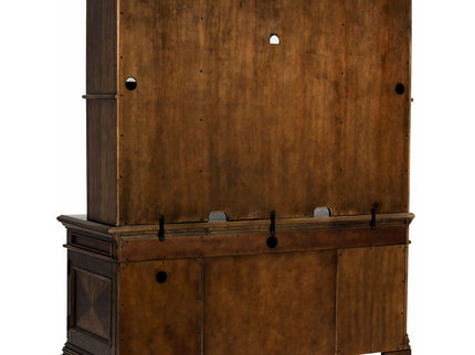 Stigham - 5 Drawer Credenza With Hutch - Oak